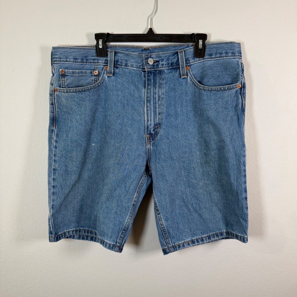 Levi Strauss Co Mens 405 Jean Shorts Blue Denim W38 L Casual Summer